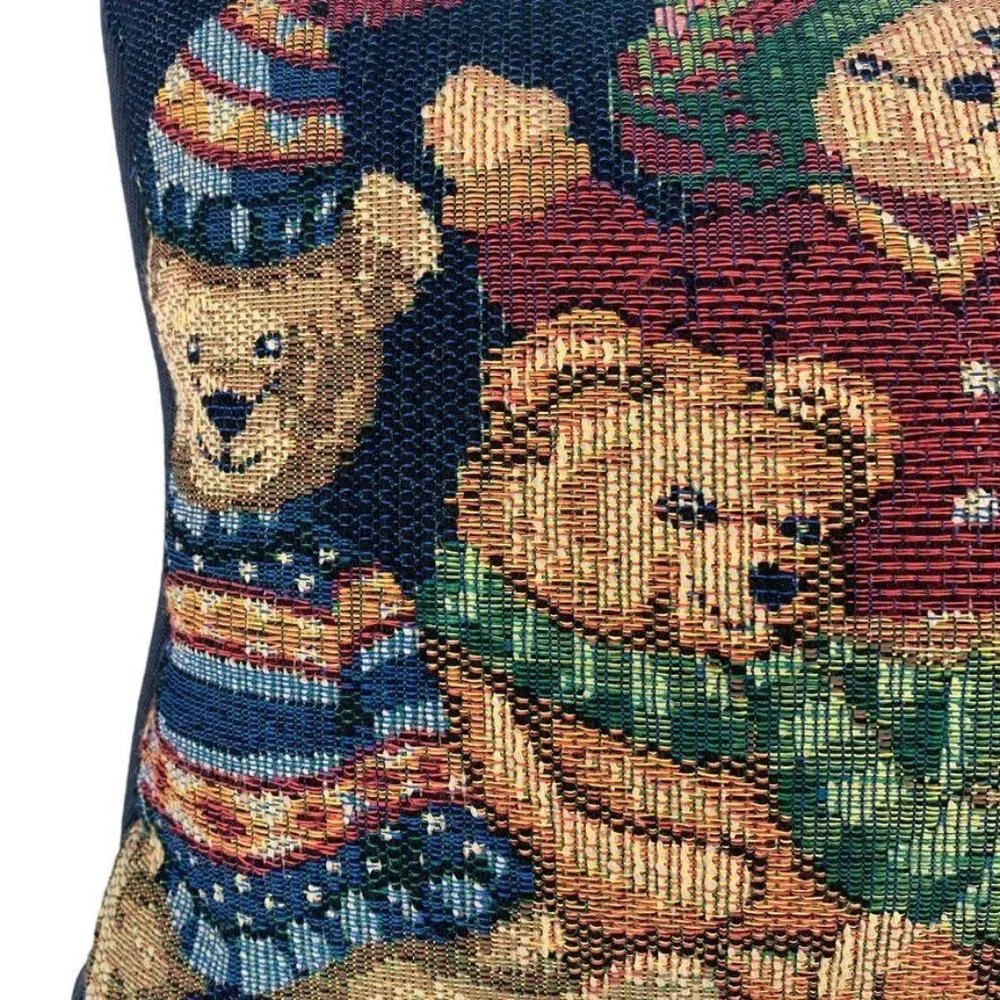 Teddy Bear Christmas Tapestry‎ Pillow 16